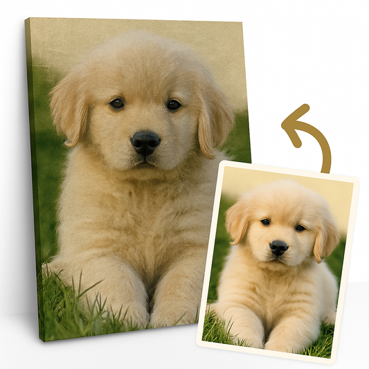 Paint Your Pet By Number - Custom D.I.Y. Portrait